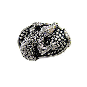 Oval Alligator Design Magnet